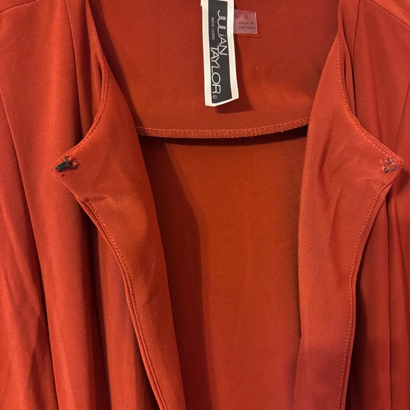 Julian Taylor Burnt Orange Cardigan - Picture 3 of 8